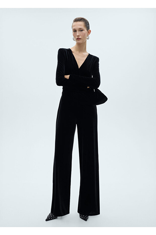 Siyah Kadın Tulum 77099058 - 12