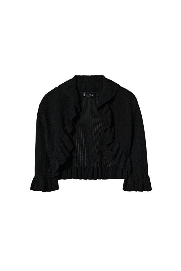 Siyah Kadın Hırka 37084392 - 2