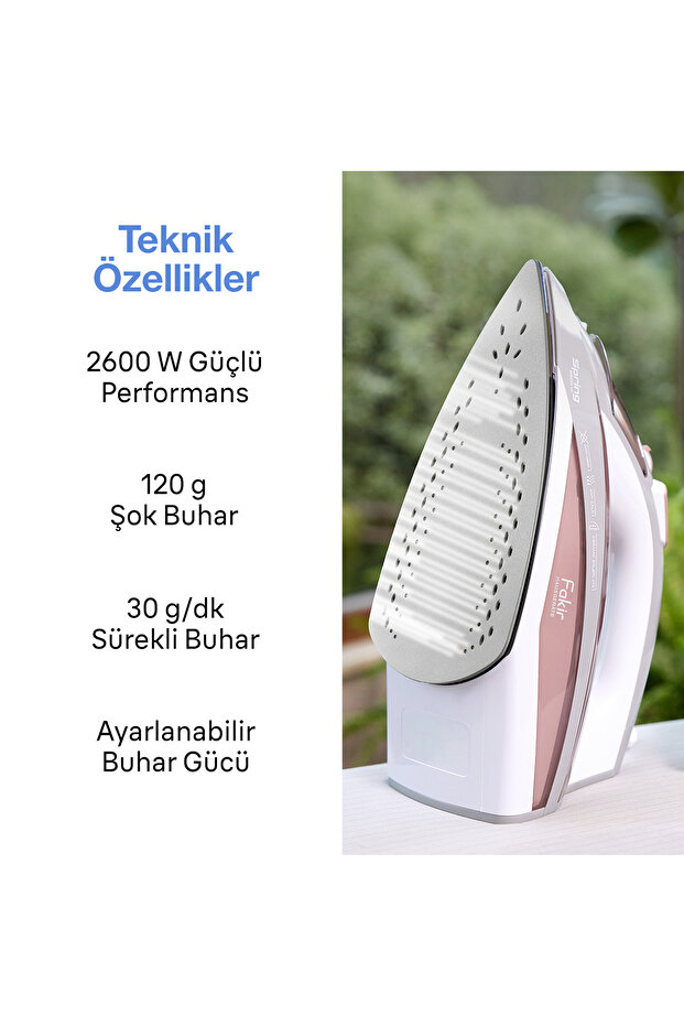 Spring Buharlı Ütü  Gül Kurusu - 3