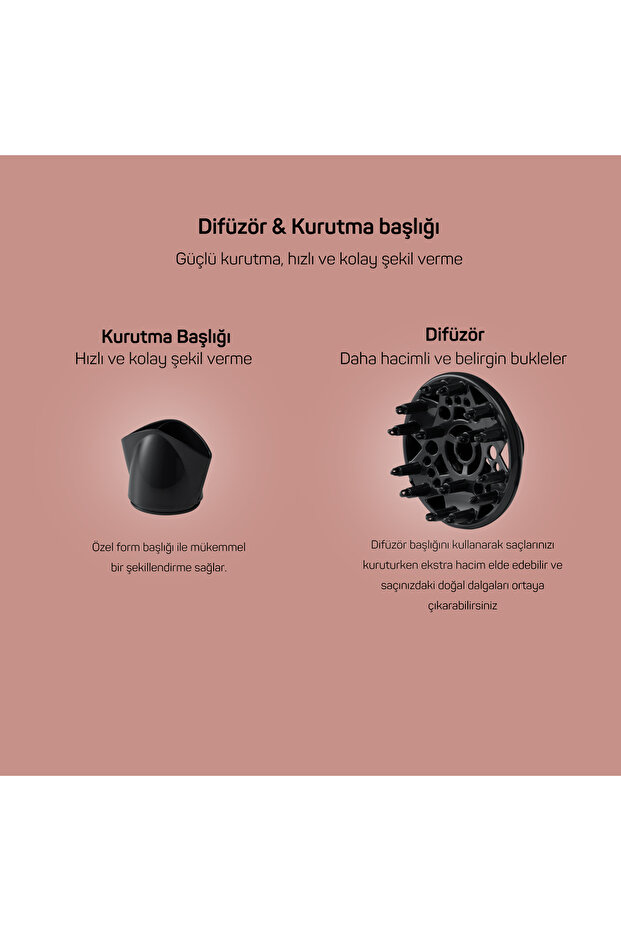 Senfony Color Saç Kurutma Makinesi 2000W Akşam Güneşi - AR5014 - 7