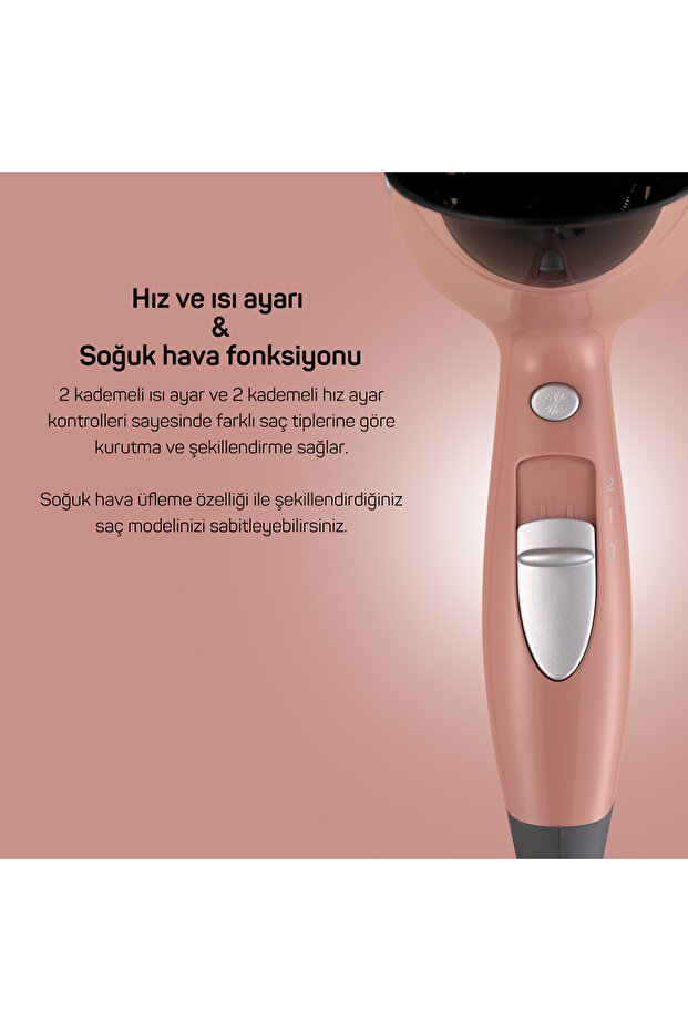 Senfony Color Saç Kurutma Makinesi 2000W Akşam Güneşi - AR5014 - 6