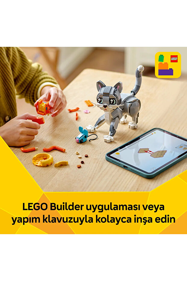 ® Creator 3’ü 1 Arada Oyunbaz Kedi 31163 - 8+ Çocuklar için Oyuncak Yapım Seti (407 Parça) - 10