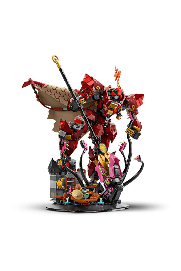 ® NINJAGO® Ateş Şövalyesi Robotu 71846 - 14+ Çocuklar için Yaratıcı Oyuncak Yapım Seti (996P) - 8