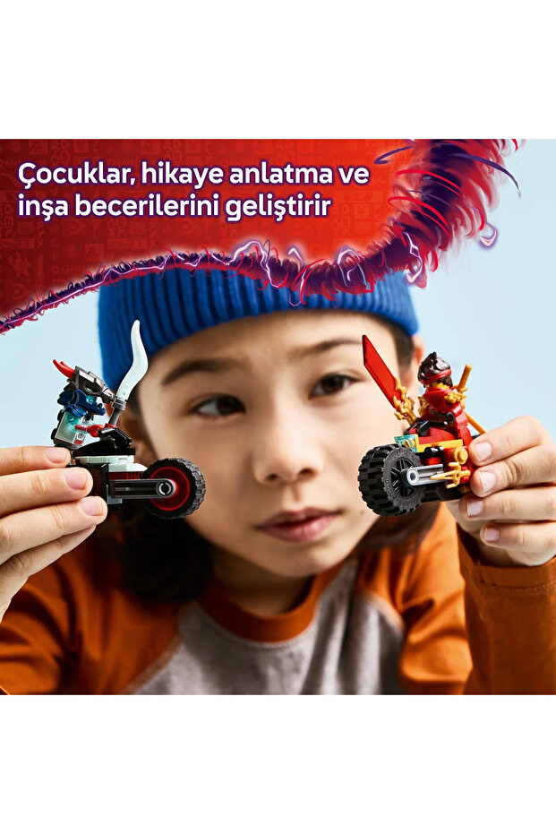 ® NINJAGO ® Kai'nin 2 Ninja Bisiklet Oyuncaklı Motosiklet Hız Yarışı Oyun Seti 71838 - 8