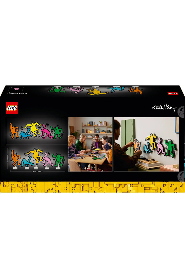 ® Art Keith Haring – Dans Eden Figürler 31216 - Yetişkinler için Model Yapım Seti (1773 Parça) - 5