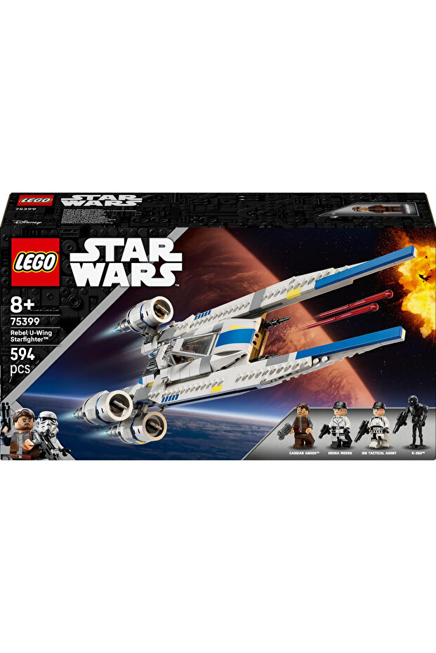® Star Wars: Andor™ Asi U-Wing Starfighter™ 75399 - 8+ Çocuklar için Oyuncak Yapım Seti (594P) - 4