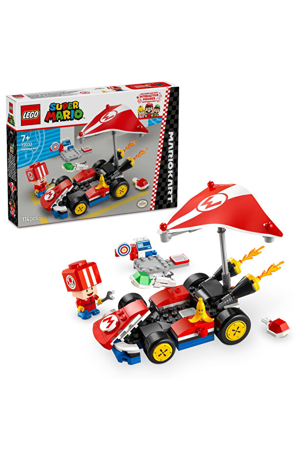 ® Super Mario™: Mario Kart™ – Standard Kart 72032 - 7+ Çocuklar için Oyuncak Yapım Seti (174P)