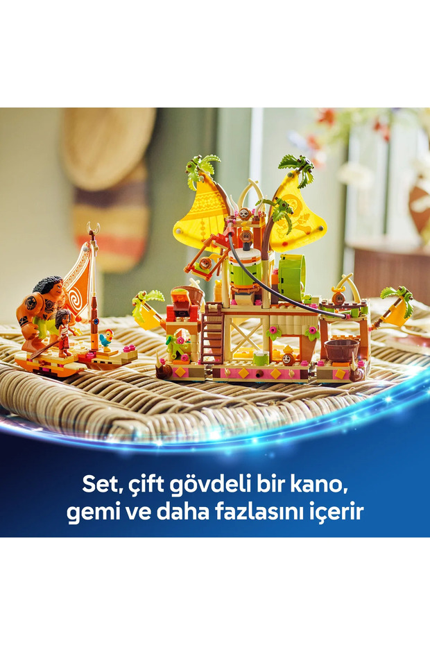 ® ǀ Disney Moana 2 Kakamora Gemisi 43258 - 7+ Çocuklar için Oyuncak Yapım Seti (572P) - 7