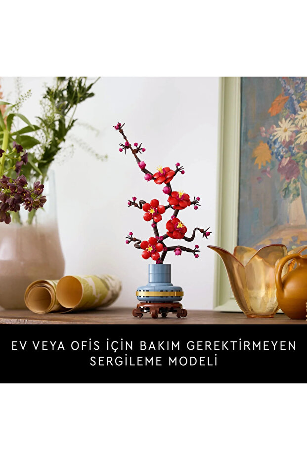 ® Botanicals Erik Çiçeği 10369 - 18+ Yaratıcı Model Yapım Seti (327Parça) - 10