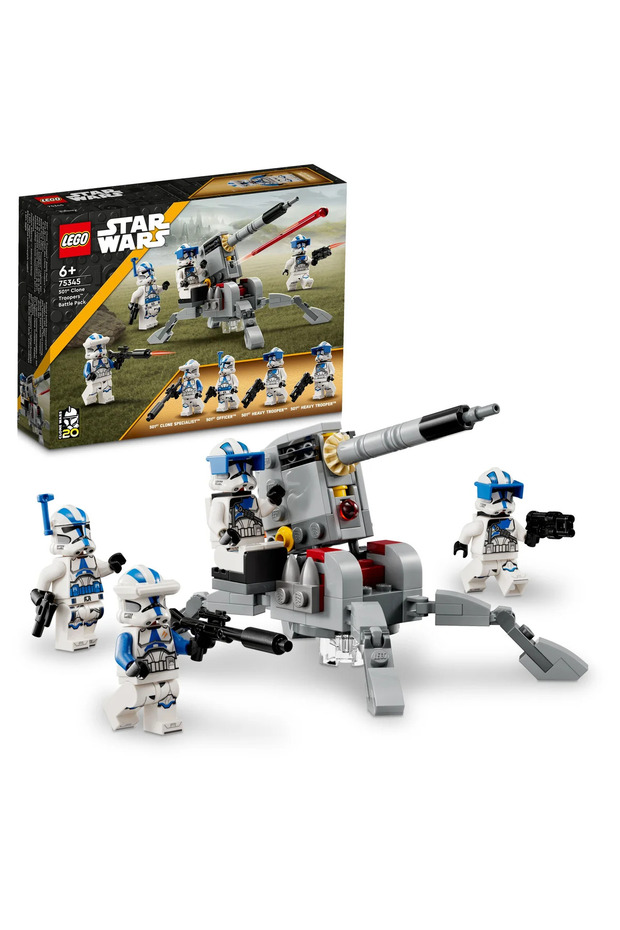 ® Star Wars 501st Clone Troopers Battle 75345 Building Set for 6+ Year Old Kids (119 Pieces)