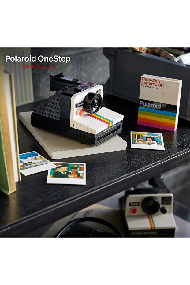 ® Ideas Polaroid One Step SX-70 Kamera 21345 – Yetişkinler için Yaratıcı Model Yapım Seti (516P) - 10