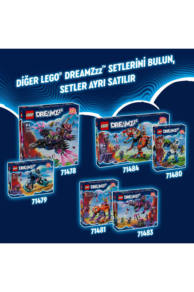 ® DREAMZzz™ Mateo ve Şövalye Z-Blob Savaş Robotu 71485 – 10+ Oyuncak Yapım Seti (1333P) - 11