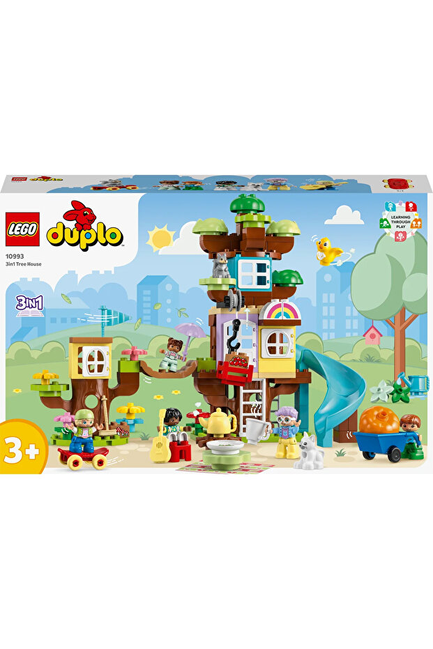 ® DUPLO® 3’ü 1 Arada Ağaç Ev 10993 - 3+ Yaratıcı Oyuncak Yapım Seti (126Parça) - 4