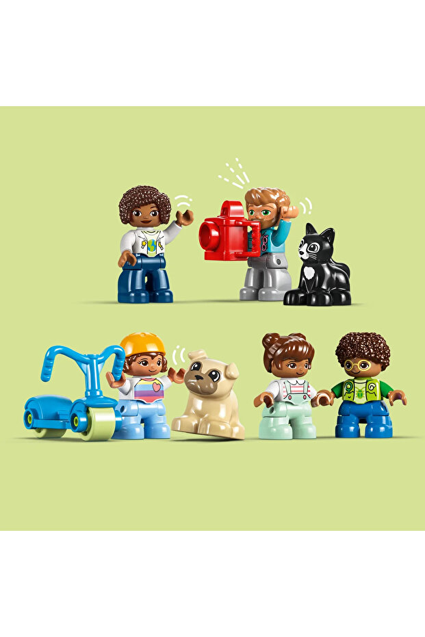 ® DUPLO® Kasabası 3’ü 1 Arada Aile Evi 10994 - 3+ Çocuklar için Eğitici Oyuncak Yapım Seti (218P) - 8
