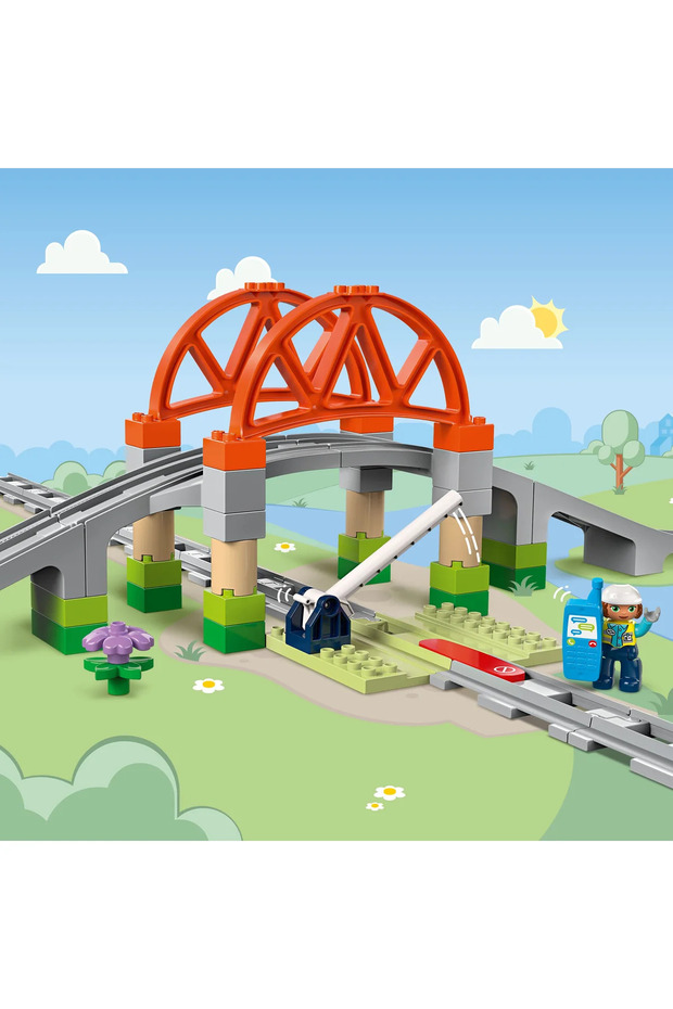 ® DUPLO® Town Train Bridge and Tracks Expansion Set 10426 - 9