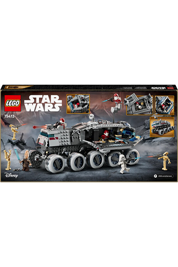 ® Star Wars Cumhuriyet Juggernaut 75413 – 9+ Yaş için Yaratıcı Oyuncak Yapım Seti (813 Parça) - 5