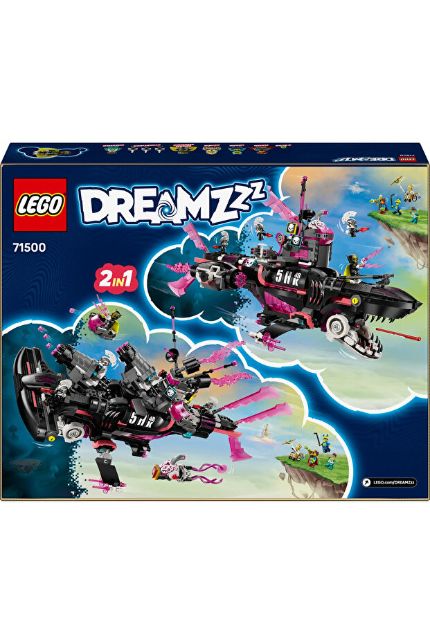 ® DREAMZzz™ Kabus Köpek Balığı Denizaltısı 71500 - 9+ Yaratıcı Oyuncak Yapım Seti (1413P) - 5