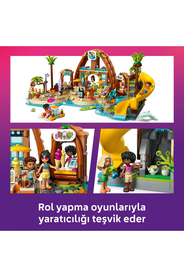 ® Friends Aile Tatil Köyü 42673 - 8+ Çocuklar için Yaratıcı Oyuncak Yapım Seti (1140) - 8