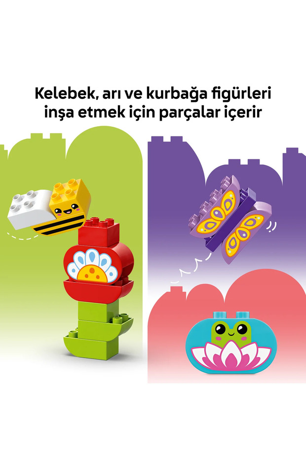 ® DUPLO® Kasabası Yaratıcı Bahçe ve Çiçekler 10444 - 2+ Eğitici Oyuncak Yapım Seti (45P) - 10