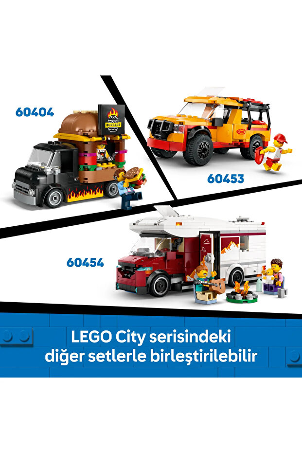 ® City Donut Kamyonu 60452 - 5+ Çocuklar için Yaratıcı Oyuncak Yapım Seti (196P) - 11