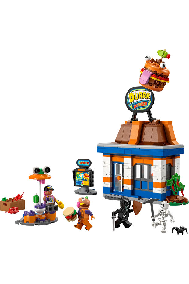 ® Fortnite® Durrr Burger Restoranı 77076 - 10+ Çocuklar için Yaratıcı Oyuncak Yapım Seti (546P) - 3