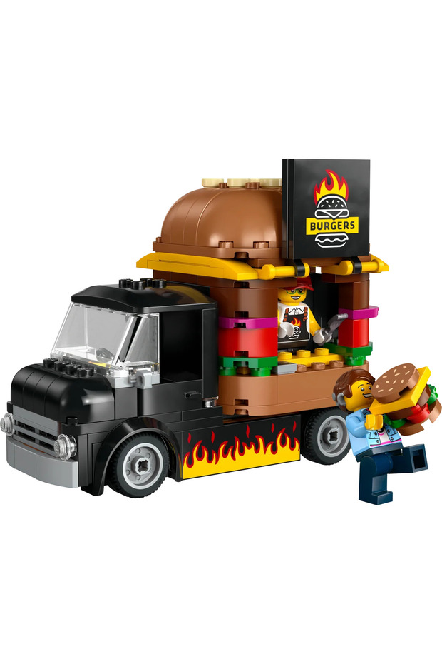 ® City Hamburger Kamyonu 60404 - 5+ için Yaratıcı Oyuncak Yapım Seti (194 P) - 3