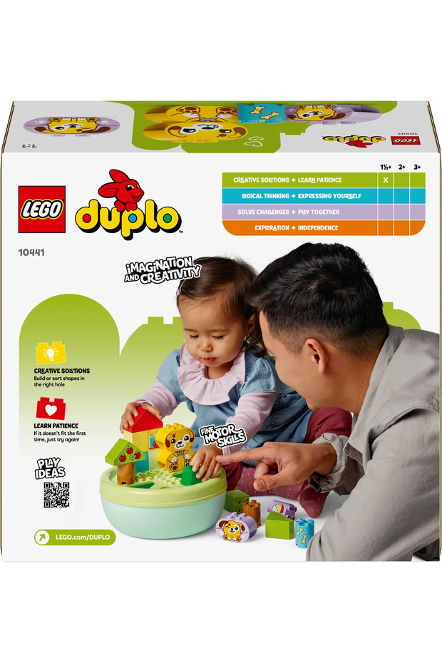 ®   دوبلو ®   أول فاصل للأشكال: بيت الكلاب 10441 - مجموعة ألعاب تعليمية للأطفال من عمر 1½+ (17 قطعة) - 4