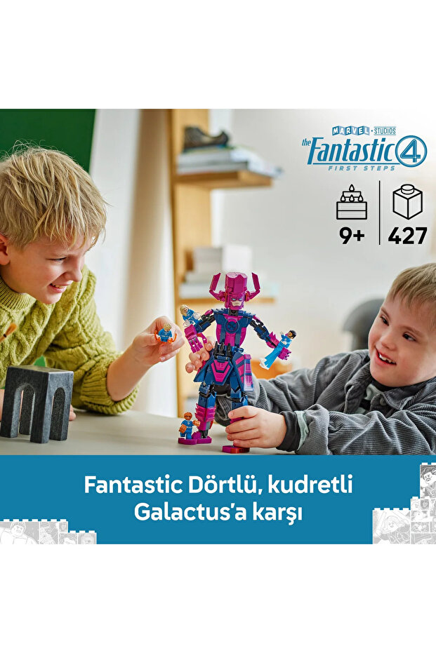 ® ǀ Marvel Fantastik Dörtlü, Galactus Yapım Figürüne Karşı 76316 - 9+ Oyuncak Yapım Seti (427P) - 5