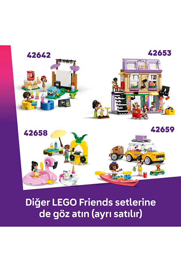 ® Friends Panda Barınağı Hayvan Bakımı 42648 - 7+ Çocuklar için Yaratıcı Oyuncak Yapım Seti (243P) - 11