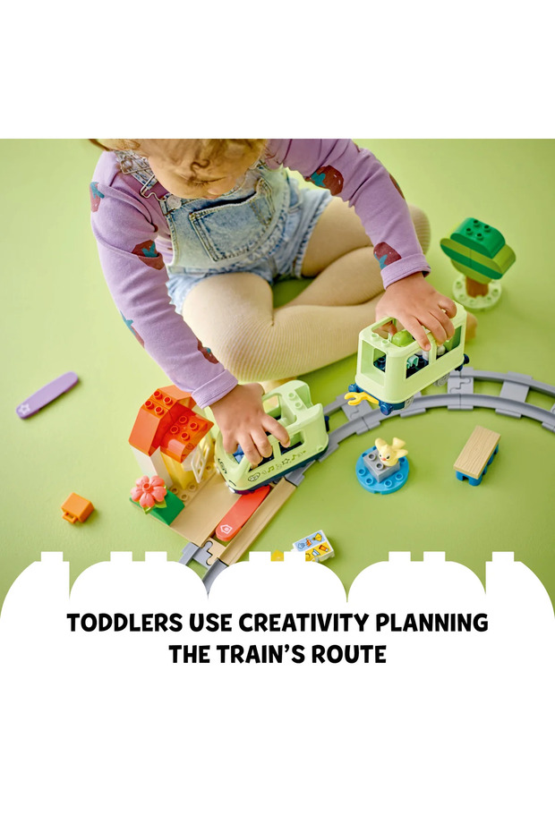 ® DUPLO® Kasabası İnteraktif Macera Treni 10427 - 2+ Çocuklar için Eğitici Oyuncak Yapım Seti (57P) - 8