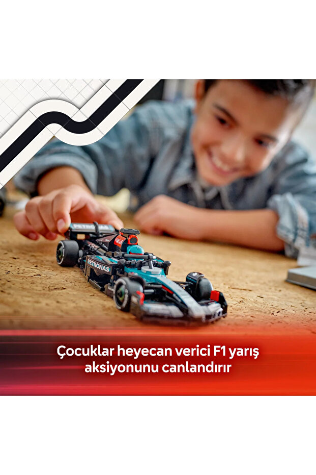 ® Speed Champions Mercedes-AMG F1® W15 Yarış Arabası 77244 - 10+ Oyuncak Yapım Seti (267Pr) - 7