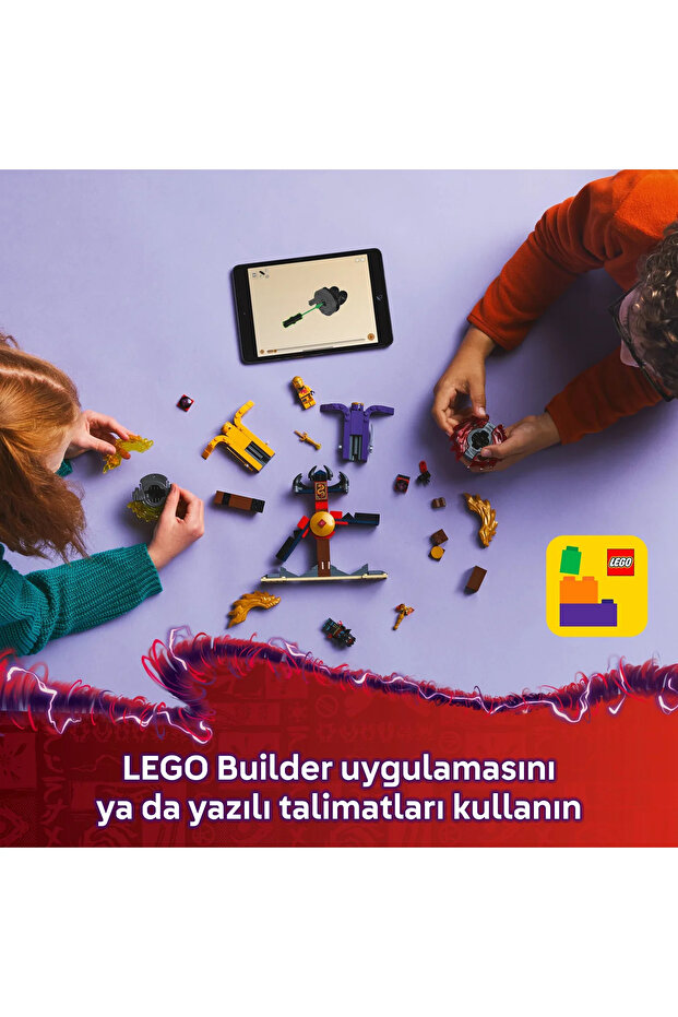 ® NINJAGO® Ejderha Spinjitzu Savaş Paketi 71826 -6+ Çocuklar için Yaratıcı Oyuncak Yapım Seti (186P) - 9