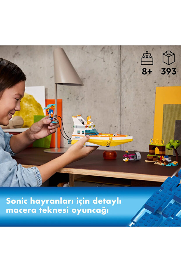 ® Sonic the Hedgehog™ Tails’in Macera Teknesi 76997 – 8+ Çocuklar için Oyuncak Yapım Seti (393P) - 6