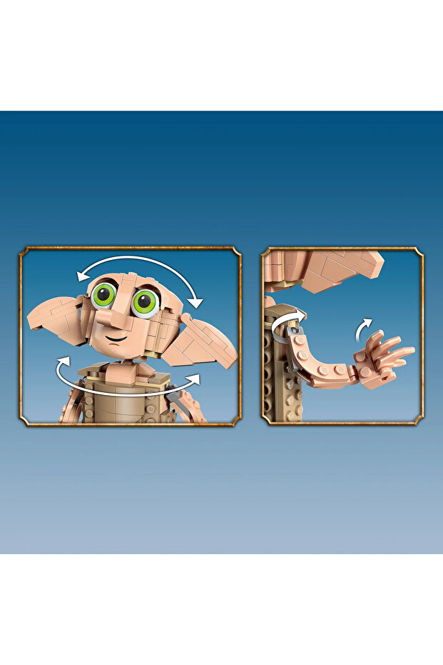 ® Harry Potter™ Ev Cini Dobby™ 76421 - 8+ Çocuklar için Yaratıcı Oyuncak Yapım Seti (403P) - 8