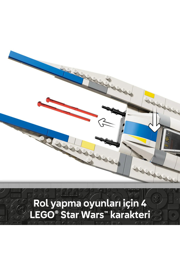 ® Star Wars: Andor™ Asi U-Wing Starfighter™ 75399 - 8+ Çocuklar için Oyuncak Yapım Seti (594P) - 8