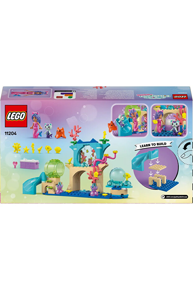 ® Gabby’s Dollhouse Deniz Kızı Gabby’nin Akvaryum Macerası 11204 - 4+ Oyuncak Yapım Seti (103P) - 4