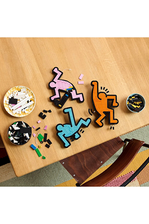 ® Art Keith Haring – Dans Eden Figürler 31216 - Yetişkinler için Model Yapım Seti (1773 Parça) - 7