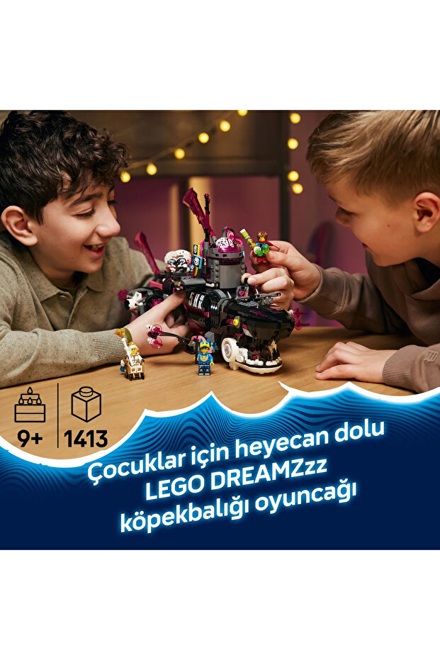 ® DREAMZzz™ Kabus Köpek Balığı Denizaltısı 71500 - 9+ Yaratıcı Oyuncak Yapım Seti (1413P) - 6
