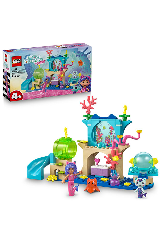® Gabby’s Dollhouse Deniz Kızı Gabby’nin Akvaryum Macerası 11204 - 4+ Oyuncak Yapım Seti (103P) - 1