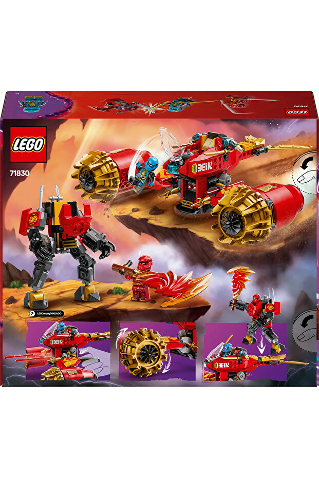® NINJAGO® Kai’nin Robot Fırtına Aracı 71830 - 7+ Çocuklar için Yaratıcı Oyuncak Yapım Seti (333 P) - 5
