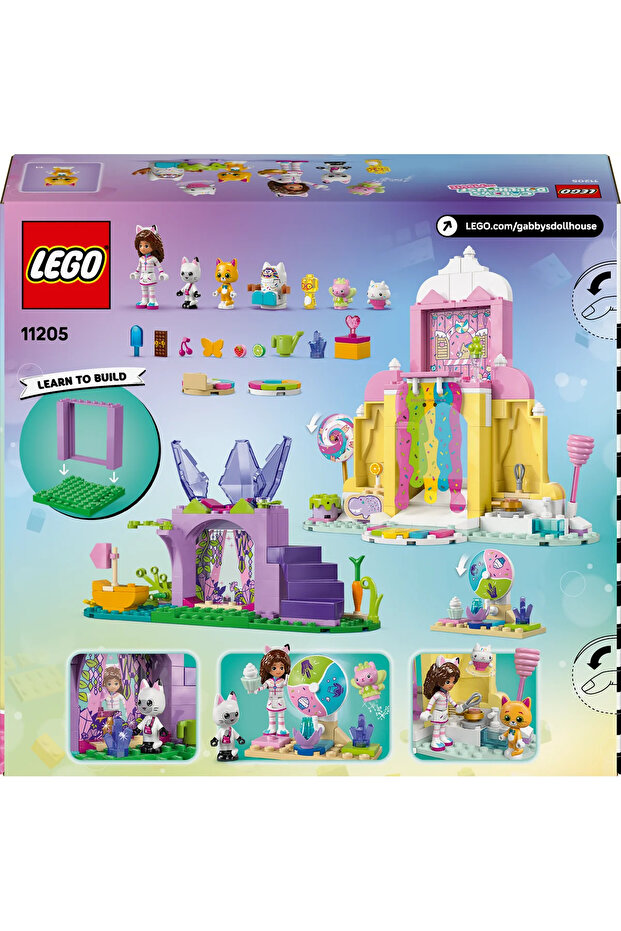® Gabby’s Dollhouse Tatlı Şekerleme Dağı ve Kedi Bahçesi 11205 - 4+ için Oyuncak Seti (263 Parça) - 4