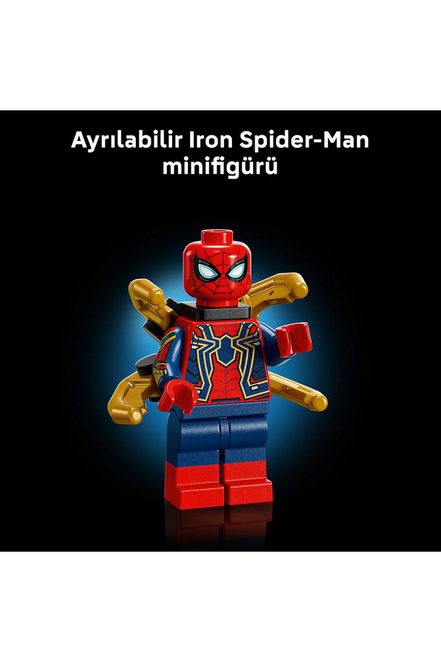 ® ǀ Marvel Iron Örümcek Adam Büstü 76326 – Yetişkinler için Dekoratif Yapım Seti (379 Parça) - 9