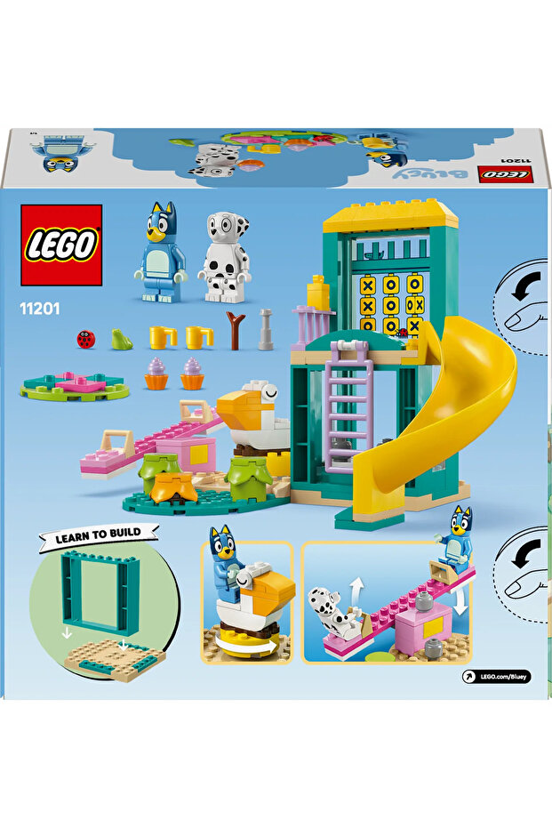 ® Bluey: Bluey ve Chloe ile OyunParkı Eğlencesi 11201 - 4+ Çocuklar için Oyuncak Yapım Seti (104P) - 4
