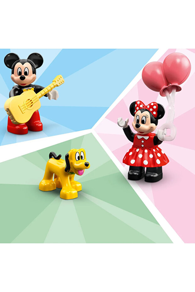 ® DUPLO ® Disney Mickey & Minnie Doğum Günü Treni 10941 Yapım Oyuncağı (22 Parça) - 6