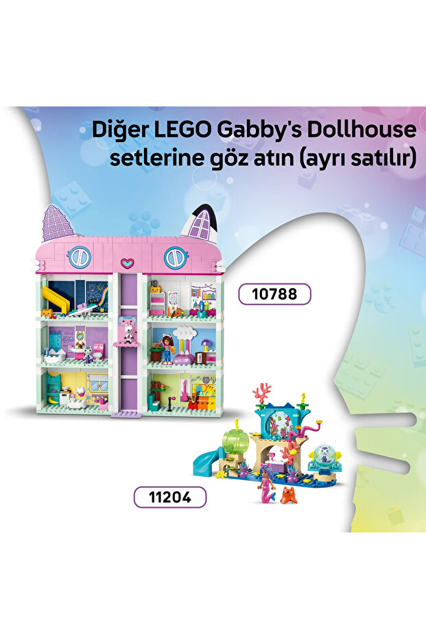 ® Gabby’s Dollhouse Tatlı Şekerleme Dağı ve Kedi Bahçesi 11205 - 4+ için Oyuncak Seti (263 Parça) - 10