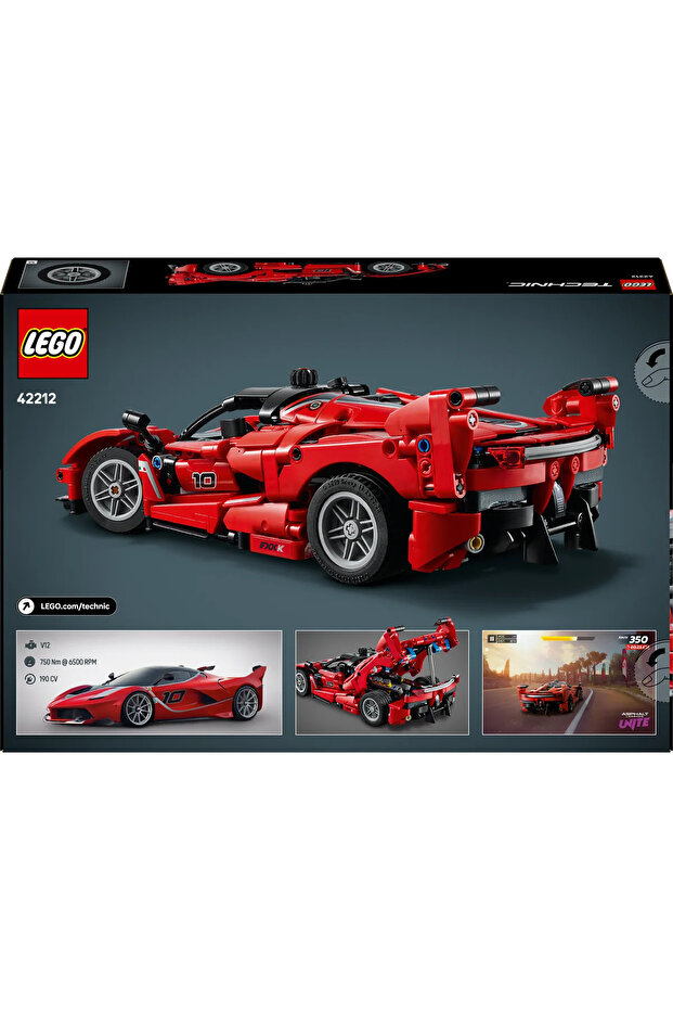 ® Technic Ferrari FXX K 42212 - 10+ Çocuklar için STEM Oyuncak Yapım Seti (897P) - 5