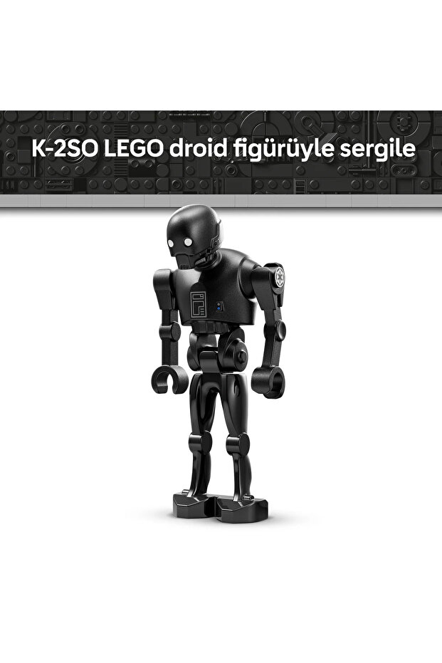 ® Star Wars K-2SO Güvenlik Droidi 75434 – 10 Yaş Üzeri için Oyuncak Yapım Seti (845 Parça) - 9