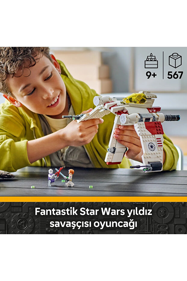 ® Star Wars V-19 Torrent Starfighter 75432 – 9 Yaş Üzeri Çocuklar için Oyuncak Seti (567 Parça) - 5