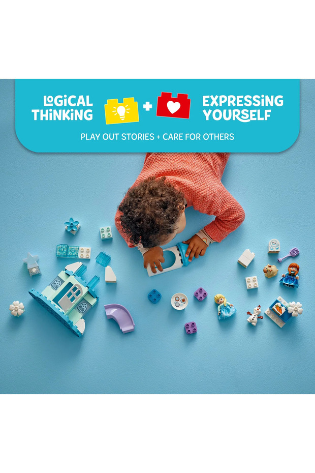 ® DUPLO® Disney Anna ve Elsa’nın Karlar Ülkesi Şato Partisi 10455 - 2+ Oyuncak Yapım Seti (54P) - 7