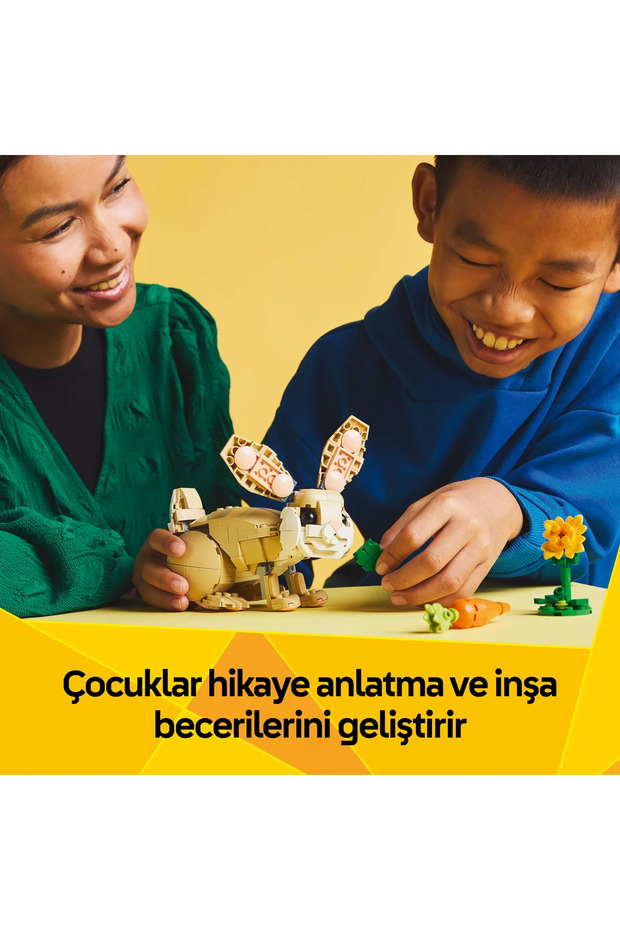 ® Creator 3’ü 1 Arada Sevimli Tavşan 31162 - 8+ Çocuklar için Yaratıcı Oyuncak Yapım Seti (326P) - 9